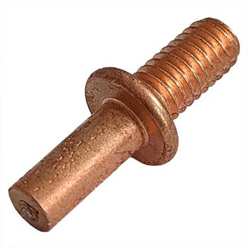 Arc Collar Stud 275 x 5/8" with 5/16-18 x 5/8" Mild Steel Copper Coated