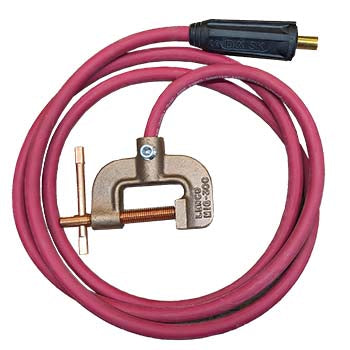 Ground Cable for Stud Welders with Small Lenco and Male Dinse Connector