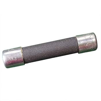 A cylindrical 30A fuse with metal end caps and a dark, textured body, designed for electrical circuit protection.