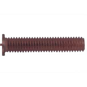 CD Weld Stud Flanged 10-32 Mild Steel Copper Coated