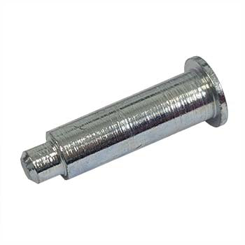 Metal B stops designed for specific length studs, featuring a cylindrical shape with a flanged end for secure placement.