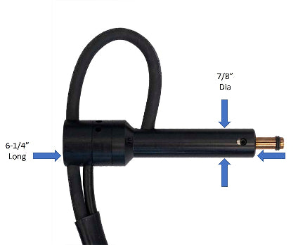 Slim Line CD Stud Gun with Dimensions