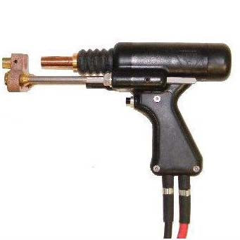 Truweld TW4300 complete stud welding system with pistol grip, designed for 1/2&quot; diameter studs, featuring a black body and copper tip.