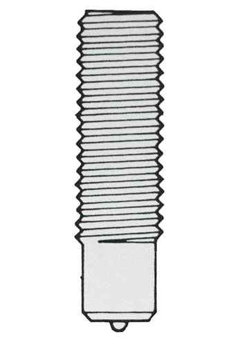 Drawn Arc Partial Thread or Pitch Thread Stud